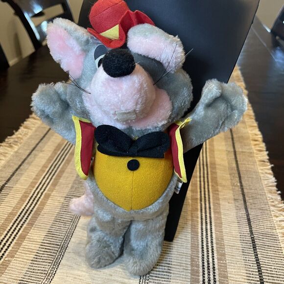 Chuck E Cheese Plush Rat Mouse 14" Vtg Late 70s Pizza Time Theatre Orig Owner - Picture 12 of 13